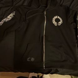 chrome hearts zip up