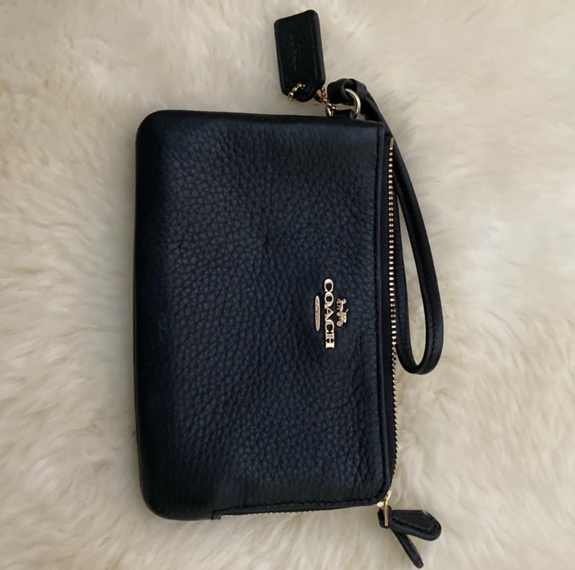 Coach Double Zip Wristlets