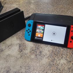 Nintendo Switch game system with dock