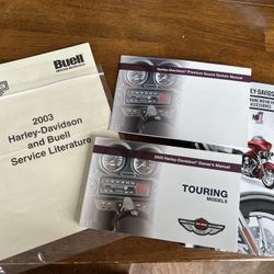 Harley Davidson 100th anniversary Owners Manual 