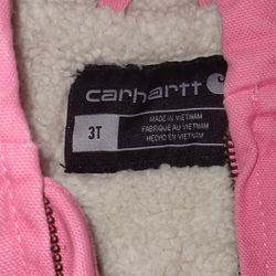 3t Carhartt Girls Jacket