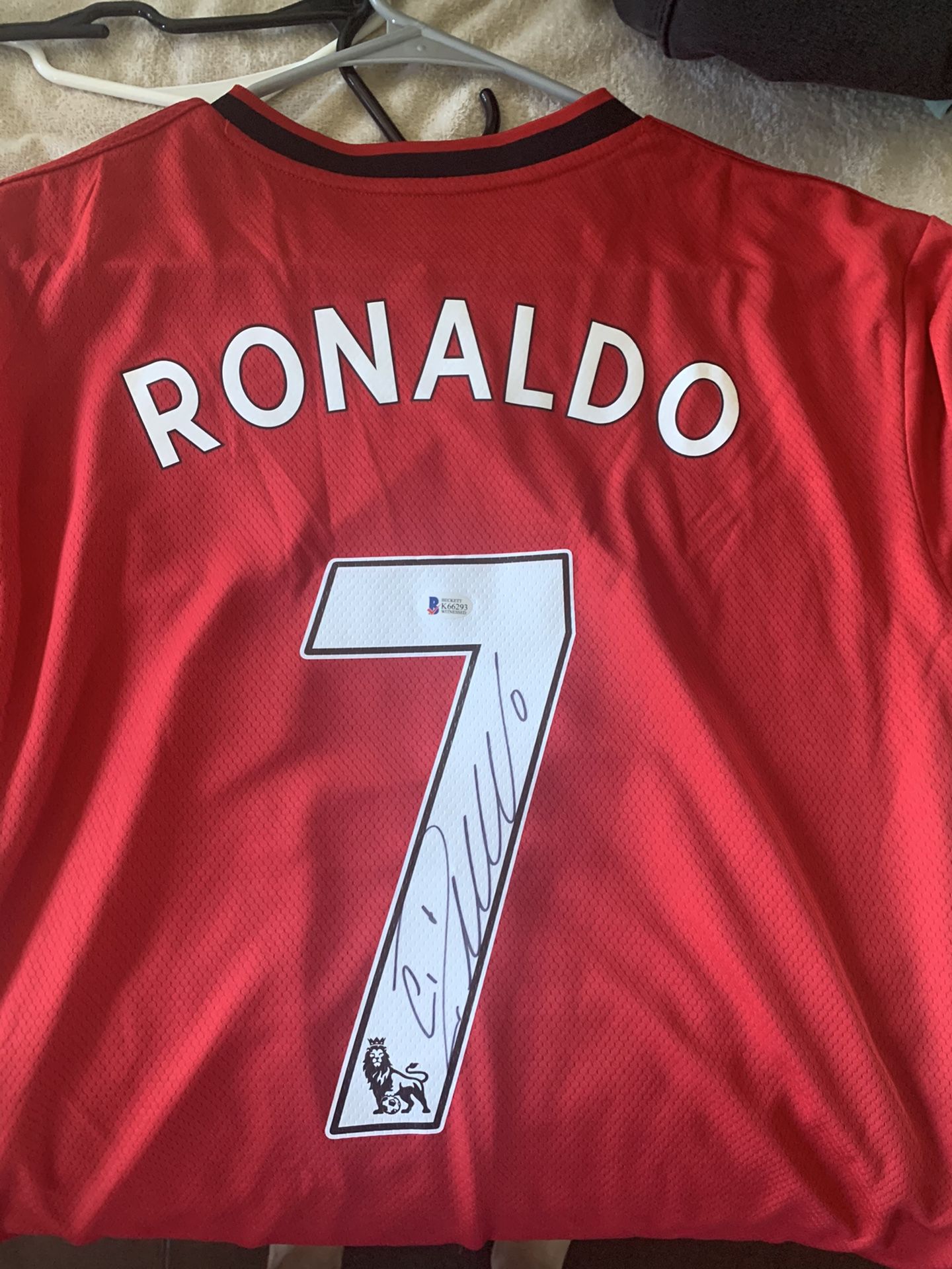 Cristiano Ronaldo signed jersey