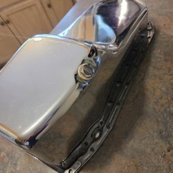 Chevy Oil Pan For 350 Chrome 