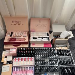 Mega Nail Kit Bundle 💅 Beetles Gel Polish, UV Lamp, Tips & Full Tools Set | Huge Collection