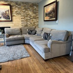 FREE DELIVERY- Pottery Barn 3-Piece Modern Sectional Sofa 