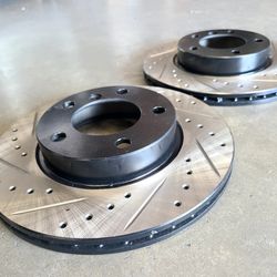 Front pair rotors drill and slot BMW 318i 318is 320i 323ci 323i 323is 325i 325is 328i 328is z3 z4