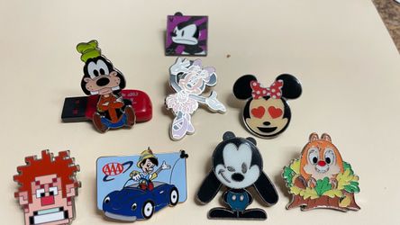 Disney Pin Trading lot of 8