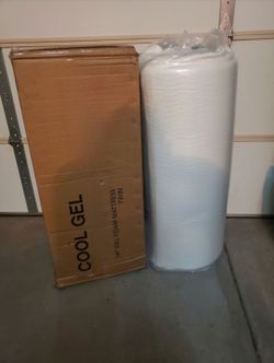 NEW TWIN 14 INCH GEL MEMORY FOAM MATTRESS – FACTORY SEALED & NEVER USED