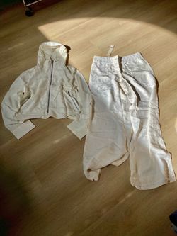 Brand new silk White Jacket and Pants Set
