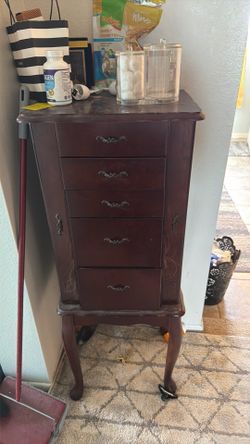 Very cute joy, dresser condition, doors, both sides asking 35