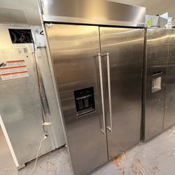 Kitchenaid Refrigerator 48”Inch Side By Side Stainless Steel 