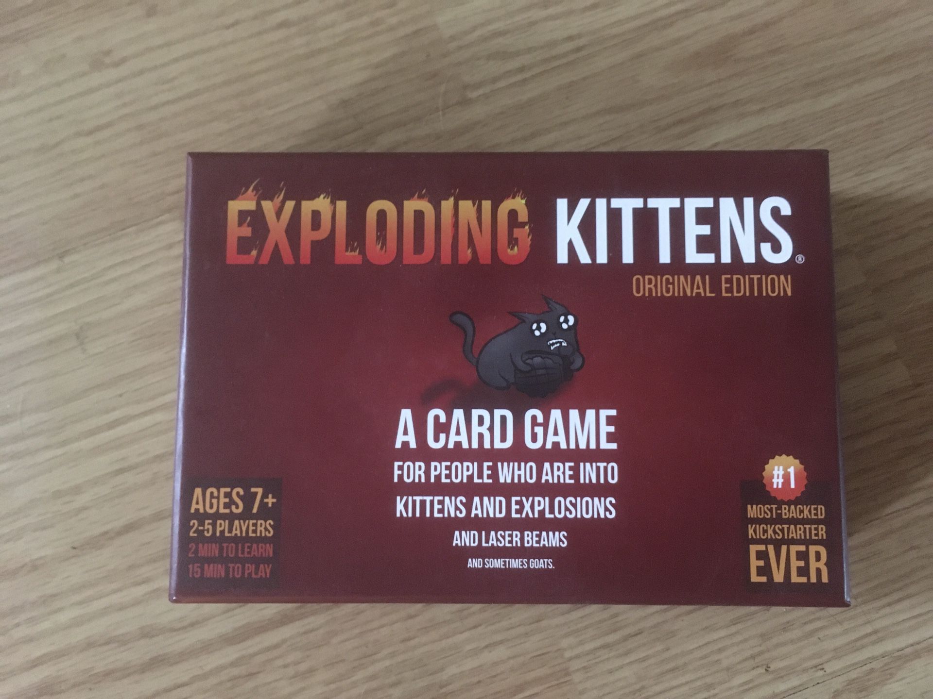 Exploding Kittens kids game