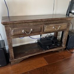 Distressed Console Table