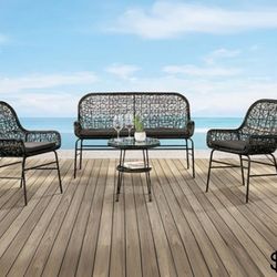 4 Pc Outdoor Patio Furniture Set