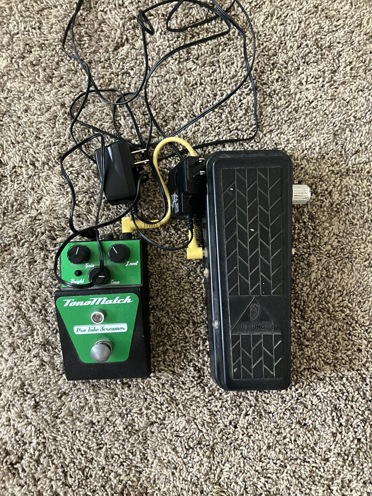 Tube Screamer And A Wah Pedal