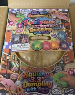 Fun Storm Giant 7" Glitter Dumpling in Jumbo Steamer ( 1 PC ) Sealed