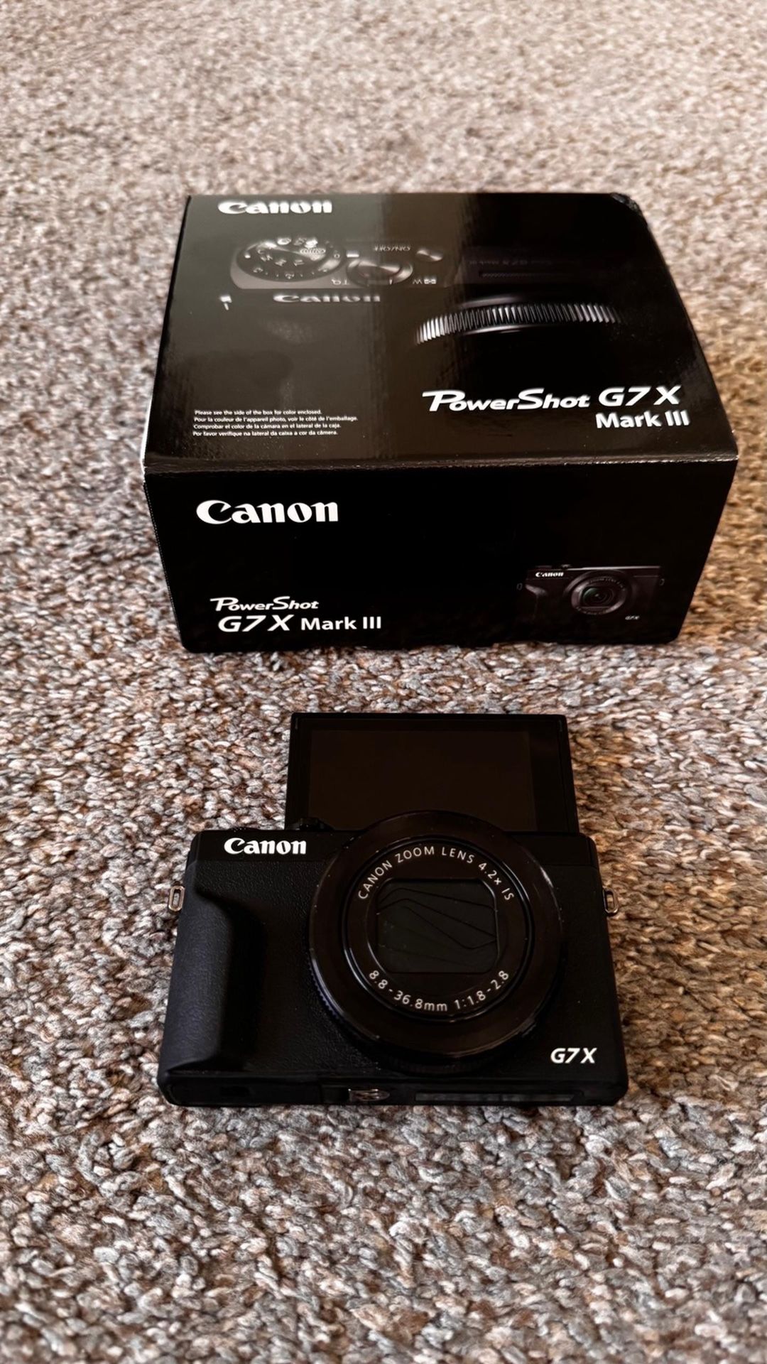 Canon Powershot G7X Mark iii