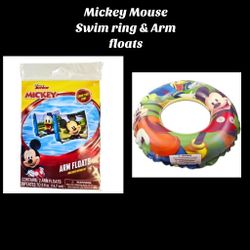 Mickey Mouse Swim Ring & Arm Floats
