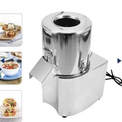 Electric Food Processor, Commercial Vegetable Chopper Meat Grinder Machine Fully Stainless Steel Bod