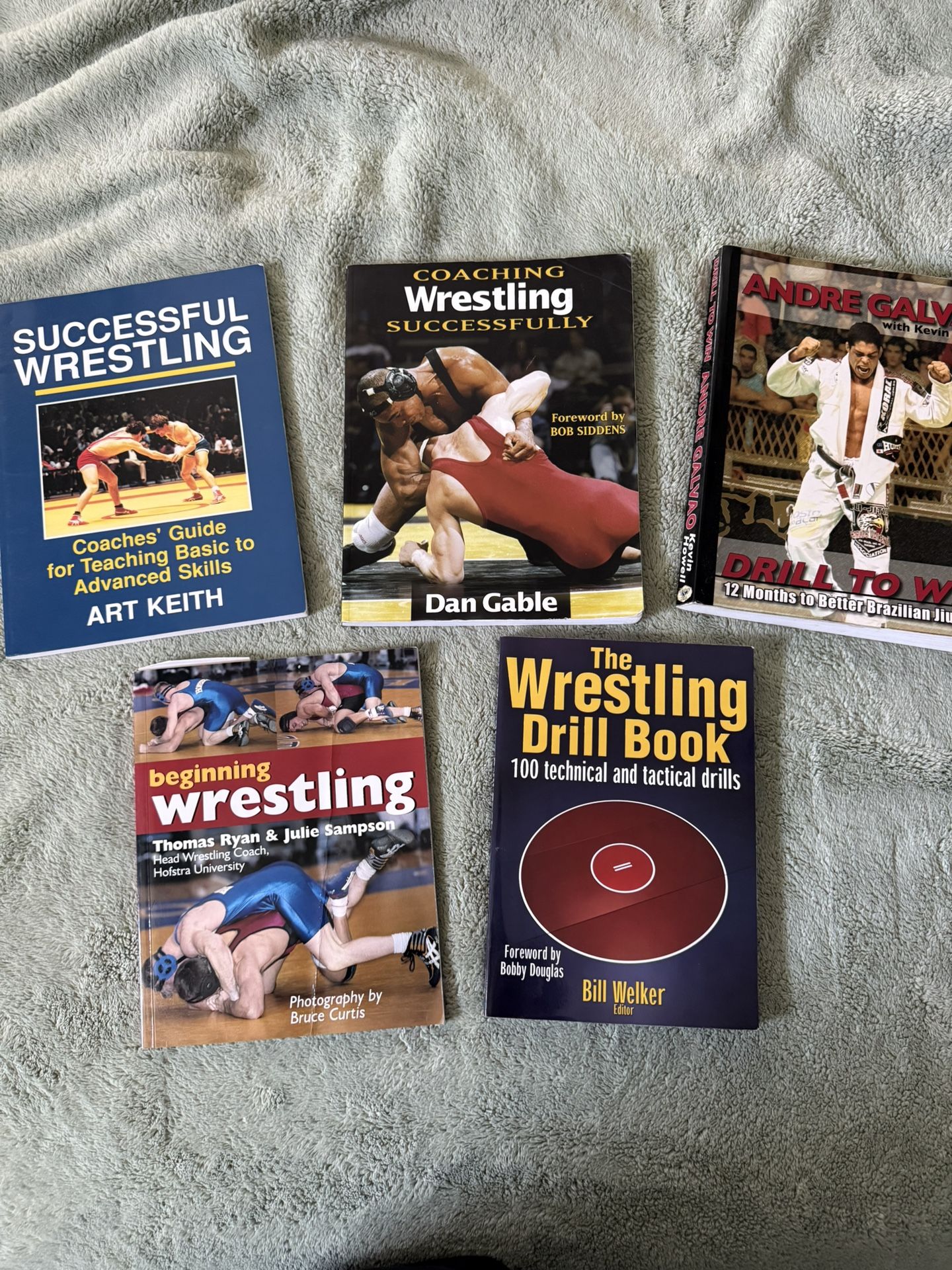 Wrestling Coaching Books Lot