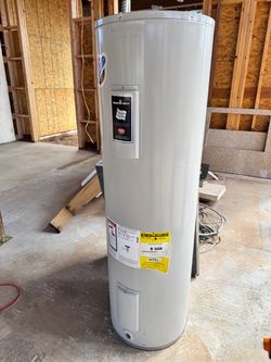 Water heater 2014 install