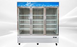 NSF 3 Glass Door Freezer Merchandiser Frozen food SD1.9L3