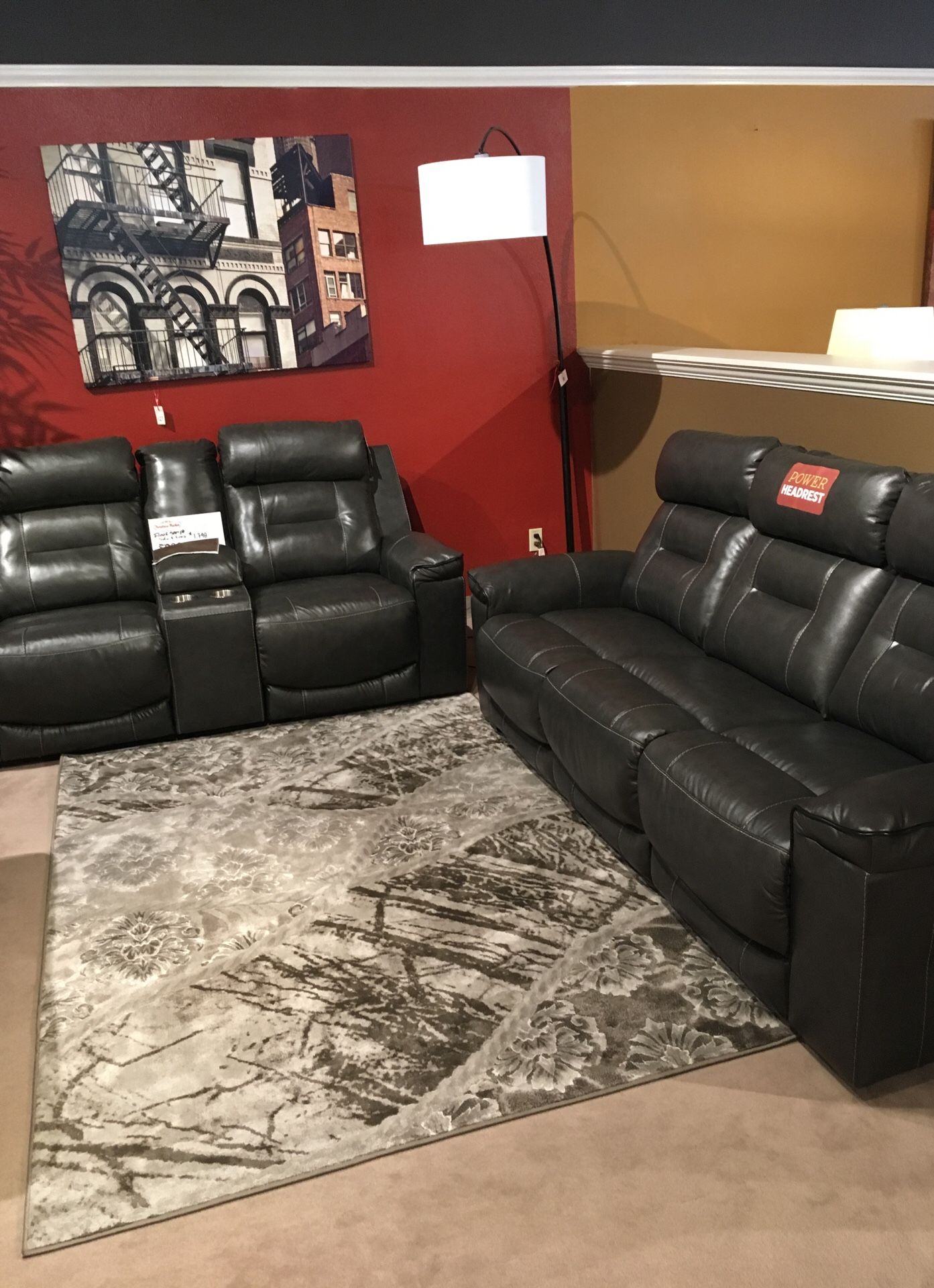 I have a sofa loveseat floor sample