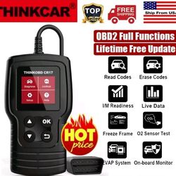 New THINKCAR CR17 OBD2 Scanner OBD Code Reader Diagnostic Tool Check Engine Fault