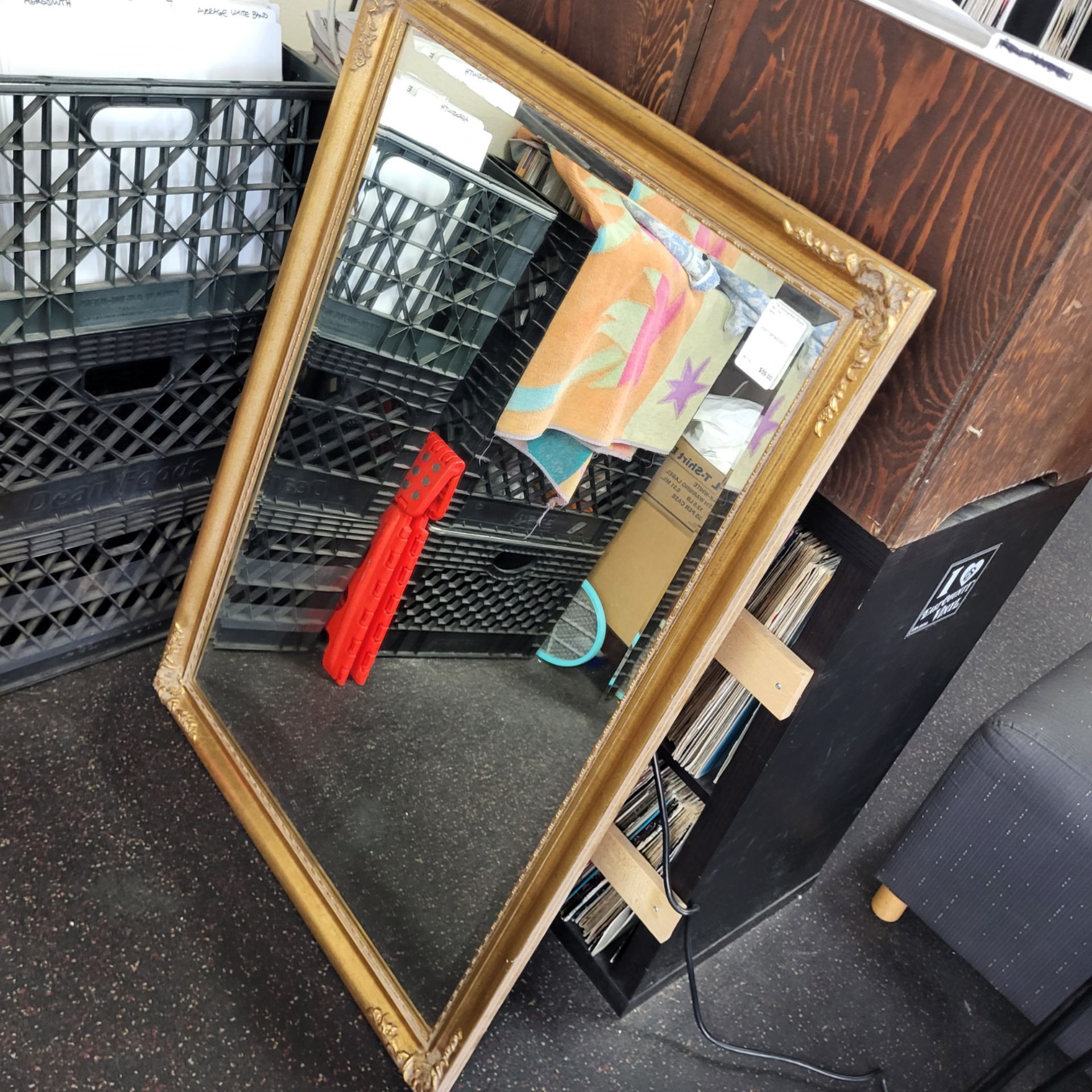 Gold Mirror. 48 x 38 inches