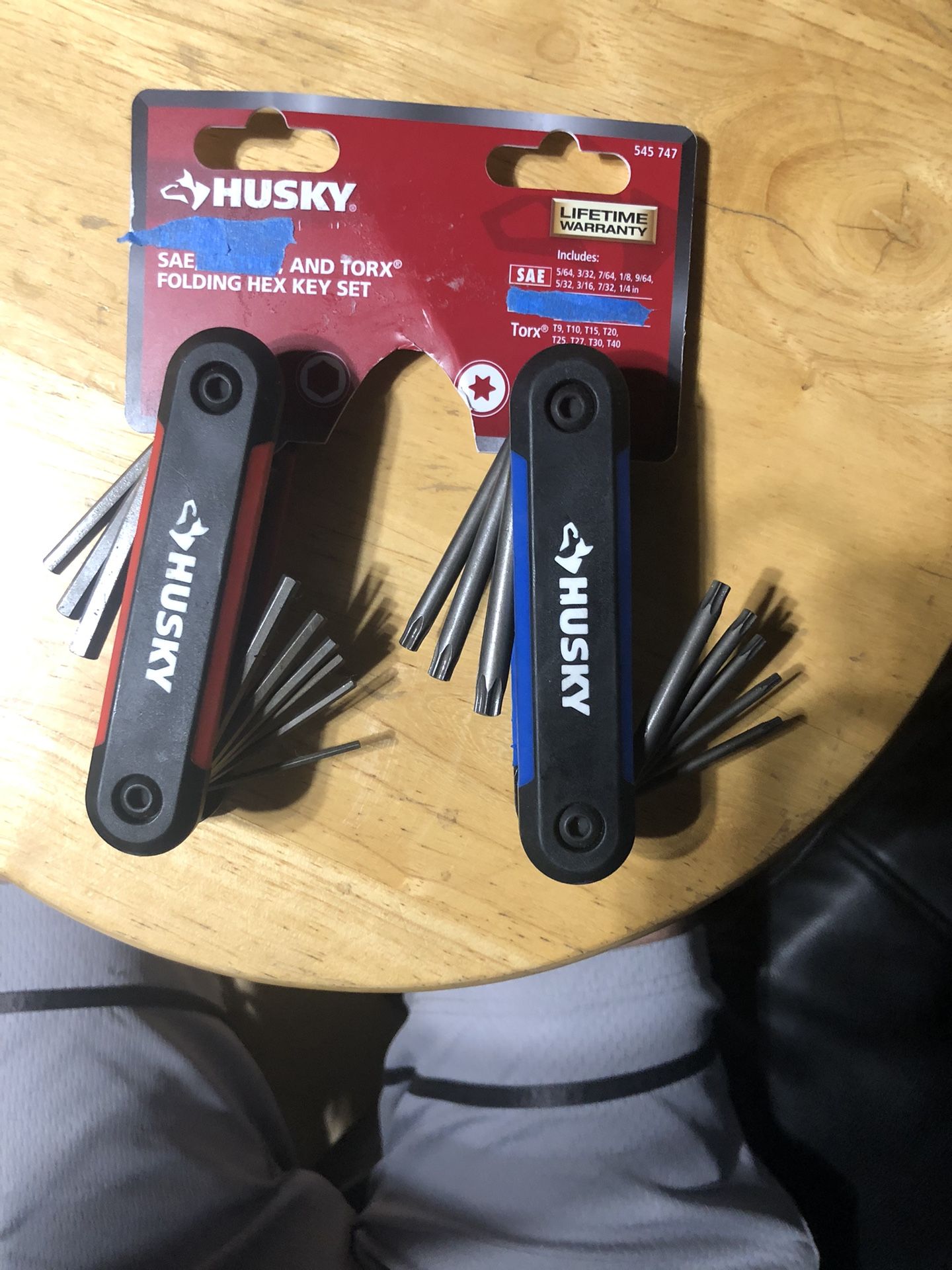 Husky Sae And Torx Folding Hex Key Set