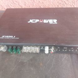 AMPLIFICADOR AMPLIFIER JC POWER 1600.1 MONO BLOCK AND 75.4 Y EL 