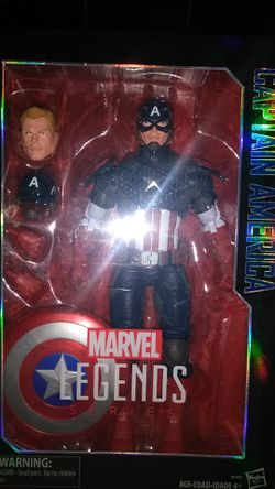 New 12 in marvel legends series captain america action figure.