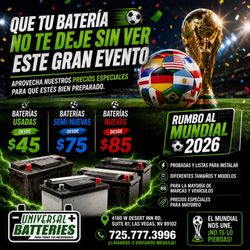 Vendemos Baterias usadas desde $45
