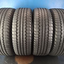 255 65 18 SET(4) (S11) GOODYEAR FORTERA HL EDITION   95% TREAD 
