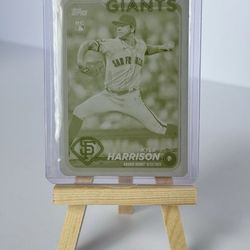 Kyle Harrison Rookie Card Plate 1 Of 1
