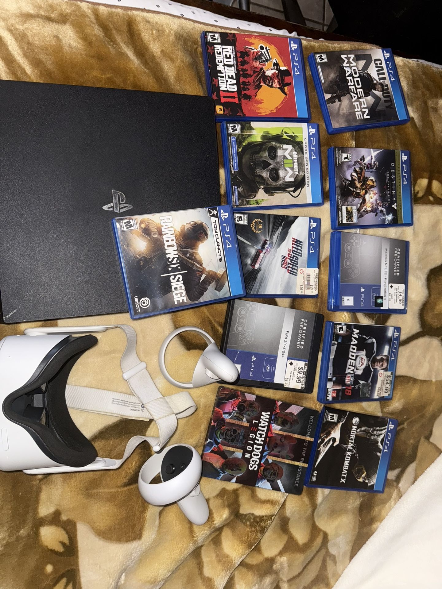 Ps4 pro bundle with Oculus