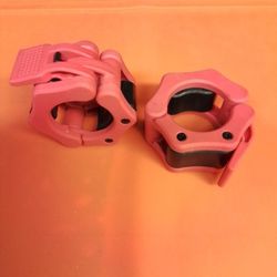 Barbell Clamps _ NEW_$6_Red
