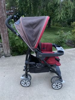 Chicco Travel Folding Stroller With Tray & Recline