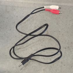 AUX Headphone RCA Audio Music Cable Connect Phone To Stereo Receiver MP3 Player