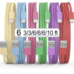 iPhone Charging Cables - 6 Pack