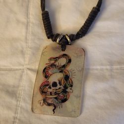 Serpent & Skull Necklace