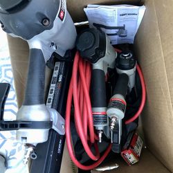 3 Porter-Cable Nail Guns Power Bundle  FR350B Framing Nailer, 38305 Finish Nailer, BN125A Brad Nailer