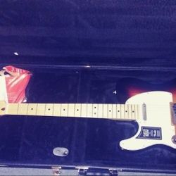 NEW (LEFT-HANDED) FENDER TELECASTER FOR SALE!!! I Do  not have time to learn to play. 