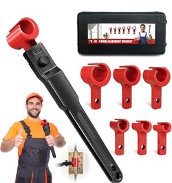 Vdsfand Door Hinge Adjustment Tool Multi-Size Gap Adjusting Red-black