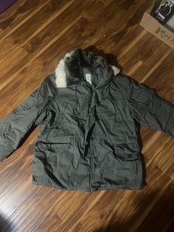 VTG US MILITARY EXTREME COLD WEATHER PARKA TYPE N-3B MENS XLARGE 