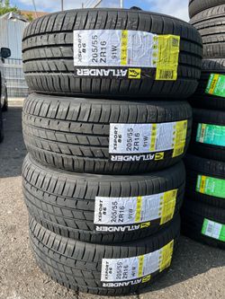 205/55/16 Atlander  New Tires Set Of 4 Installed And Balanced Set De 4 Llantas Nuevas Instaladas Y Balanceadas