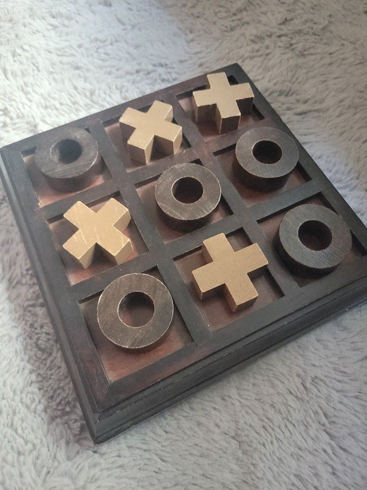 Wooden Tic Tac Toe ❌⭕