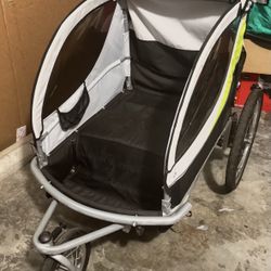 2 Seat Bicycle Trailer Stroller