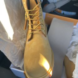 Timberland Premium 6 Inch Waterproof Boot Wheat Nubuck