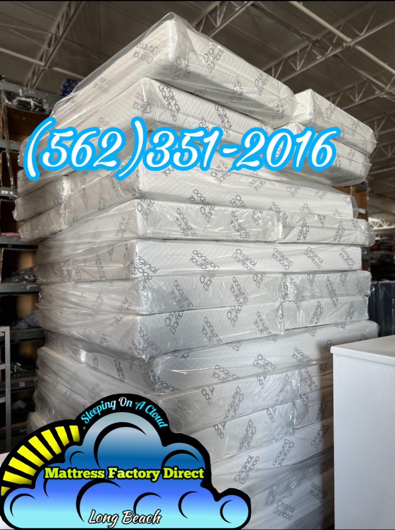 Bamboo Twin Mattress Single Colchon Nuevo Bonito